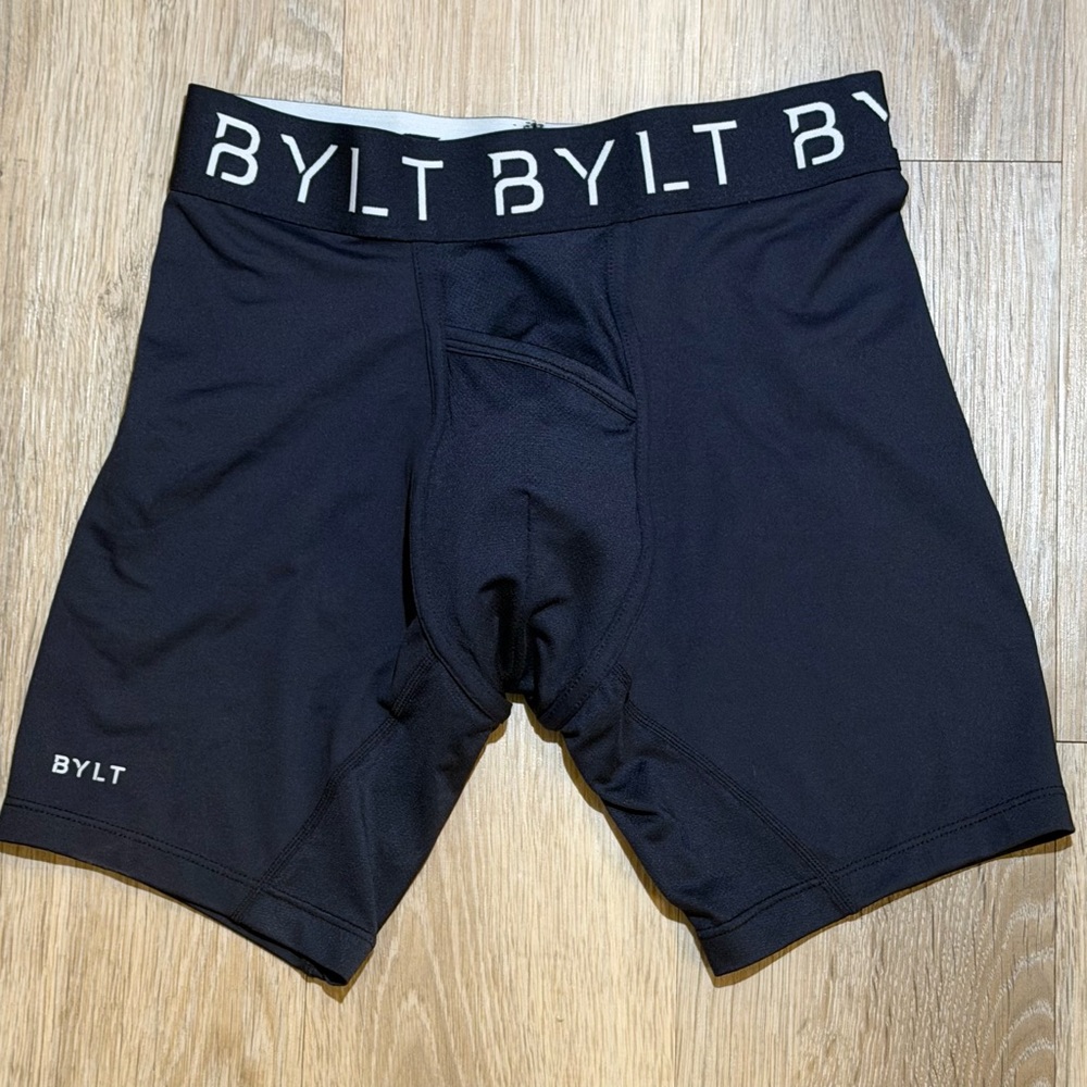 BYLT Basics Men's Flex Navy Boxer Briefs - S